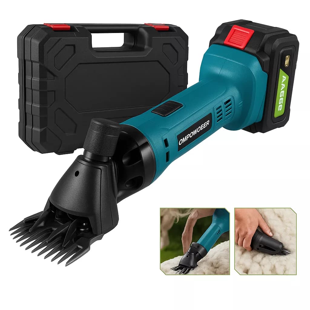 Акумуляторна машинка для стрижки овець (2 АКБ, 24V, у кейсі)